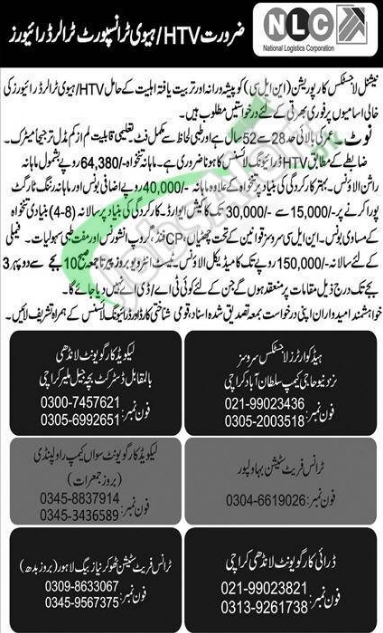 Latest NLC Jobs 2025 Pakistan Government Positions
